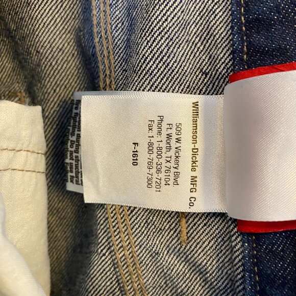 Dickies Mens Jeans 38x32 Measured Flame-Resistant Denim 2112 Relaxed - Picture 16 of 16